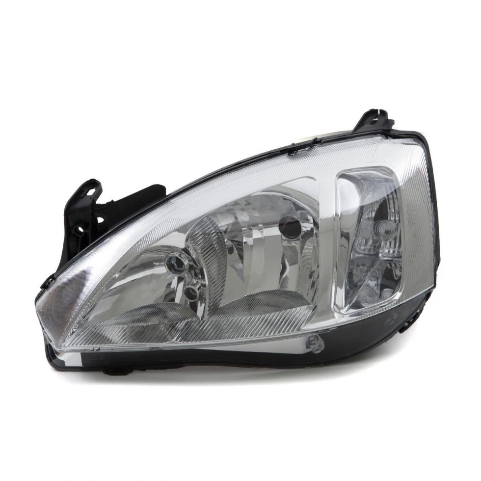 Farol Corsa Novo Montana 2003 á 2012 Cromado Pisca Liso lado esquerdo
