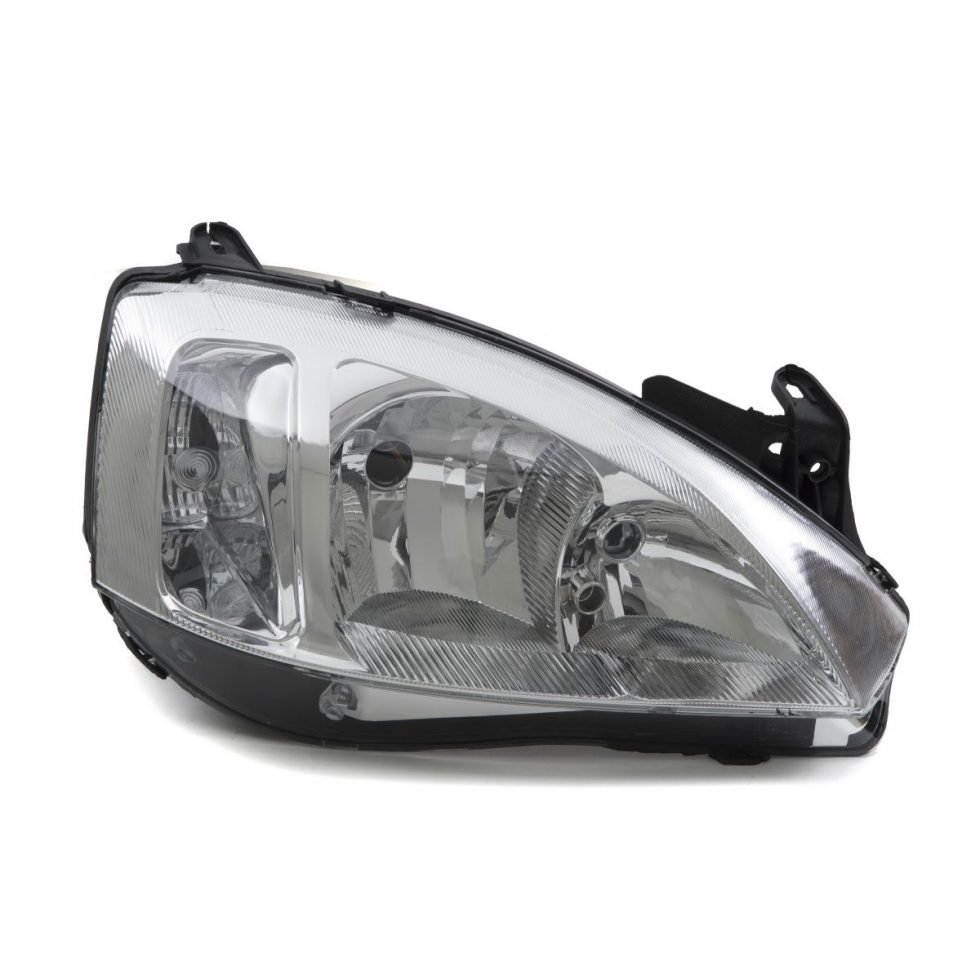 Farol Corsa Novo Montana 2003 á 2012 Cromado Pisca Liso lado direito