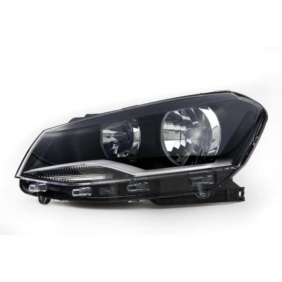 Farol Gol Saveiro Voyage G6 2013 á 2016 Duplo Negro lado esquerdo