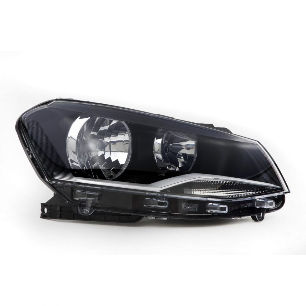 Farol Gol Saveiro Voyage G6 2013 á 2016 Duplo Negro lado direito